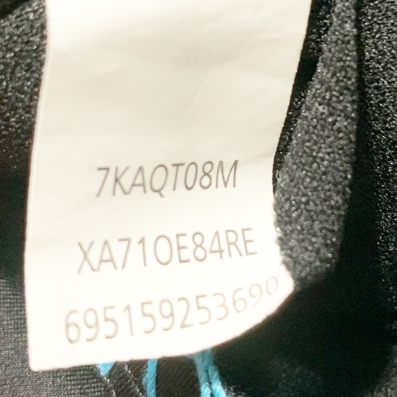 Apt. 9 Black Floral Embroidered Waistband One Piece Bathing Suit / Swimsuit 🖤🩵 - Picture 12 of 12